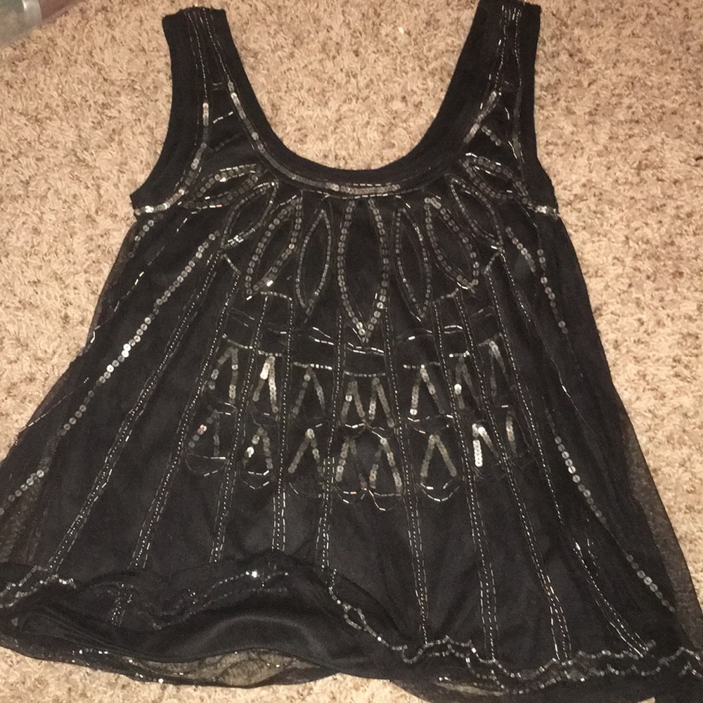 sequined tank